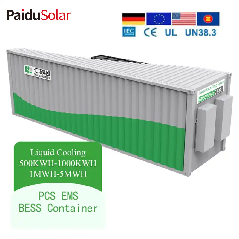 PaiduSolar Industrial at Commercial Energy Storage 5kwh 10kwh 15kwh 20kwh Energy Storage Container
