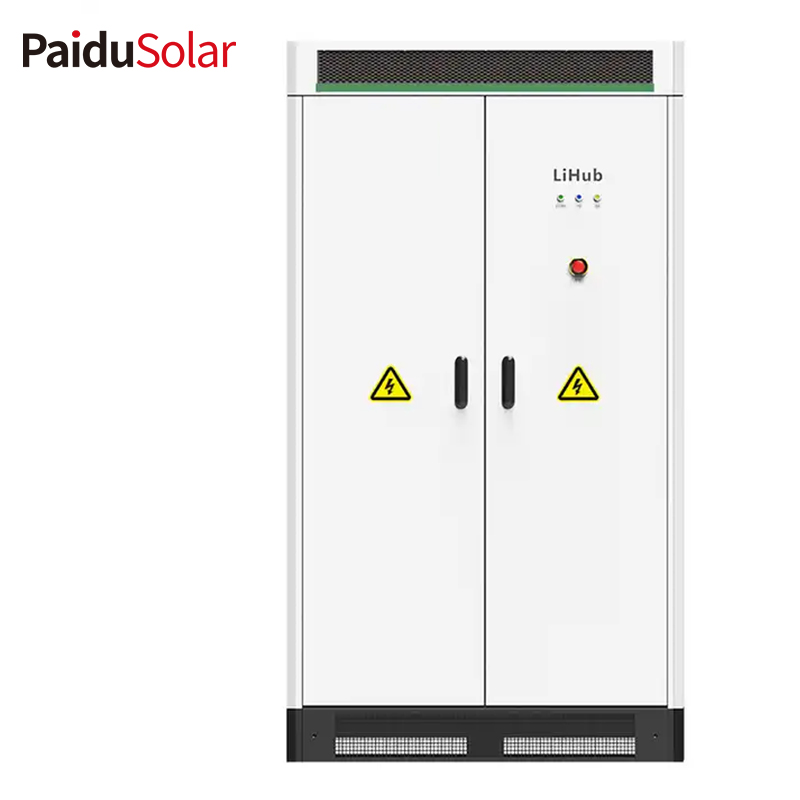 PaiduSolar Outdoor Industrial Commercial Energy Storage System 100kwh 225kwh Battery ການເກັບຮັກສາພະລັງງານ