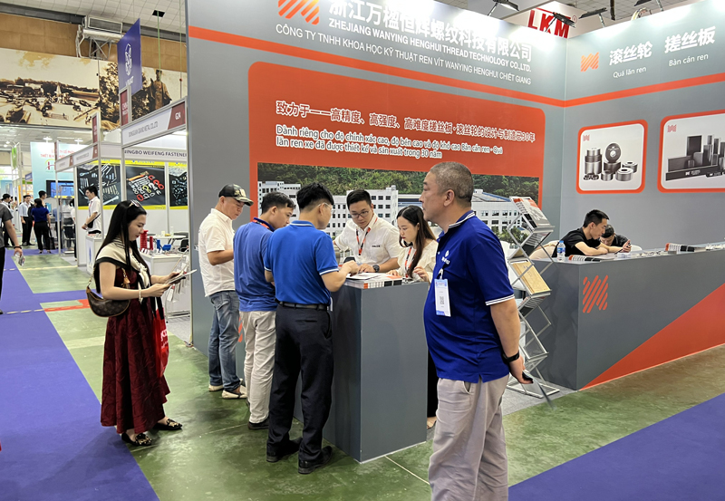 Zhejiang Wanying Henghui Thread Technology Co., Ltd. participated in the Vietnam Hanoi Fastener Exhi