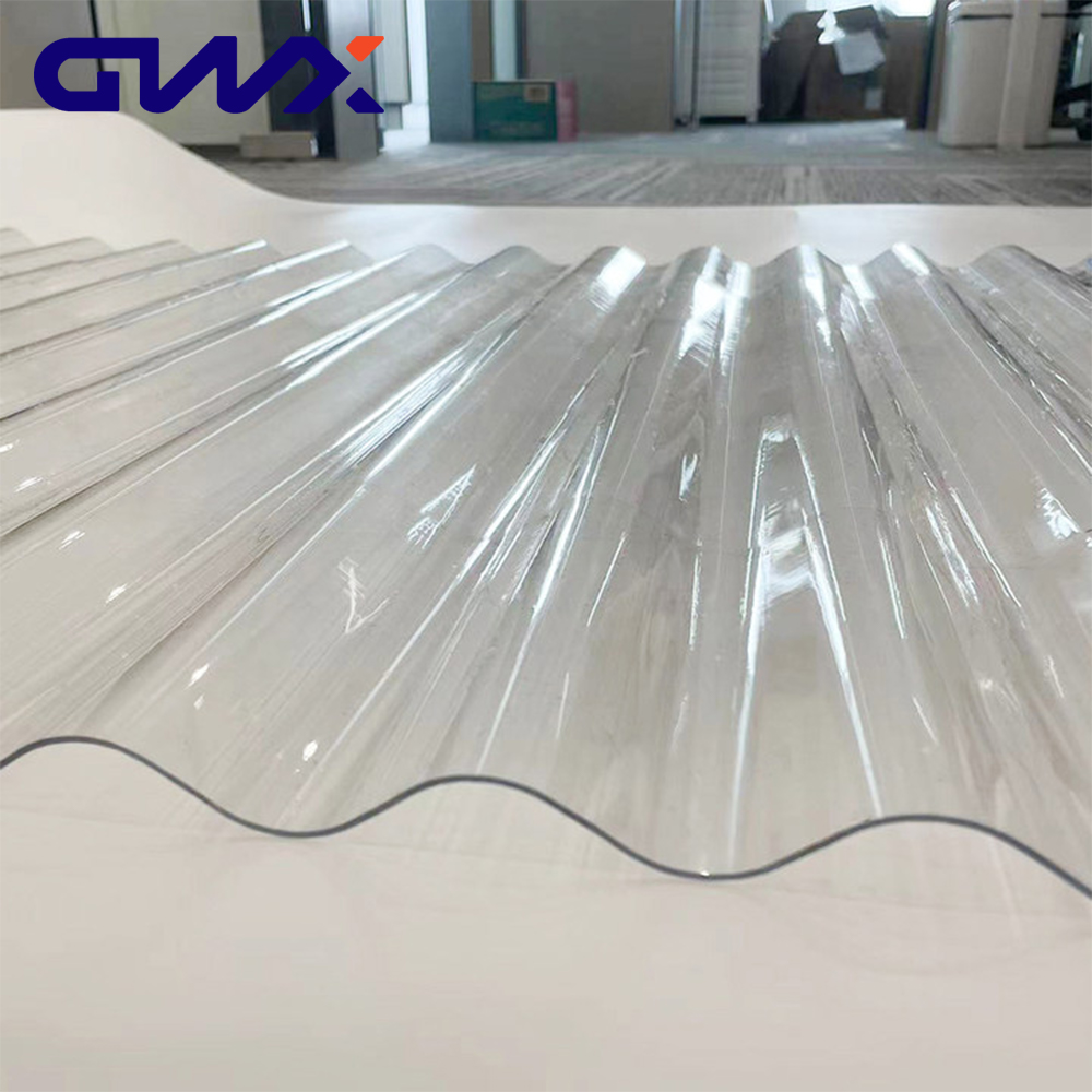 Clear Corrugated Polycarbonate Sheet Pc Corrugated R-Sheet
