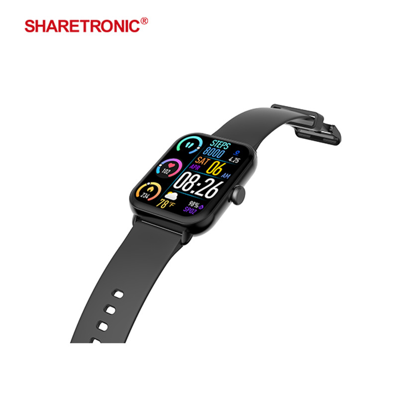 2024 Sharetronic Outdoor Fitness Herzfrequenz-Tracker Sport Smartwatch