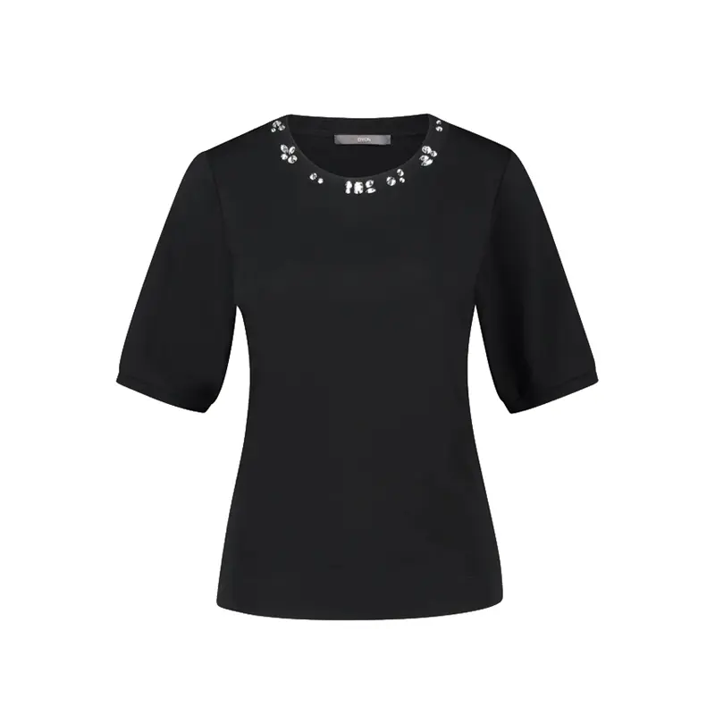 European Corporate Uniform Buyers Commission Custom Woven Shirts with Company Embroidery for Front-Desk Staff Programs
