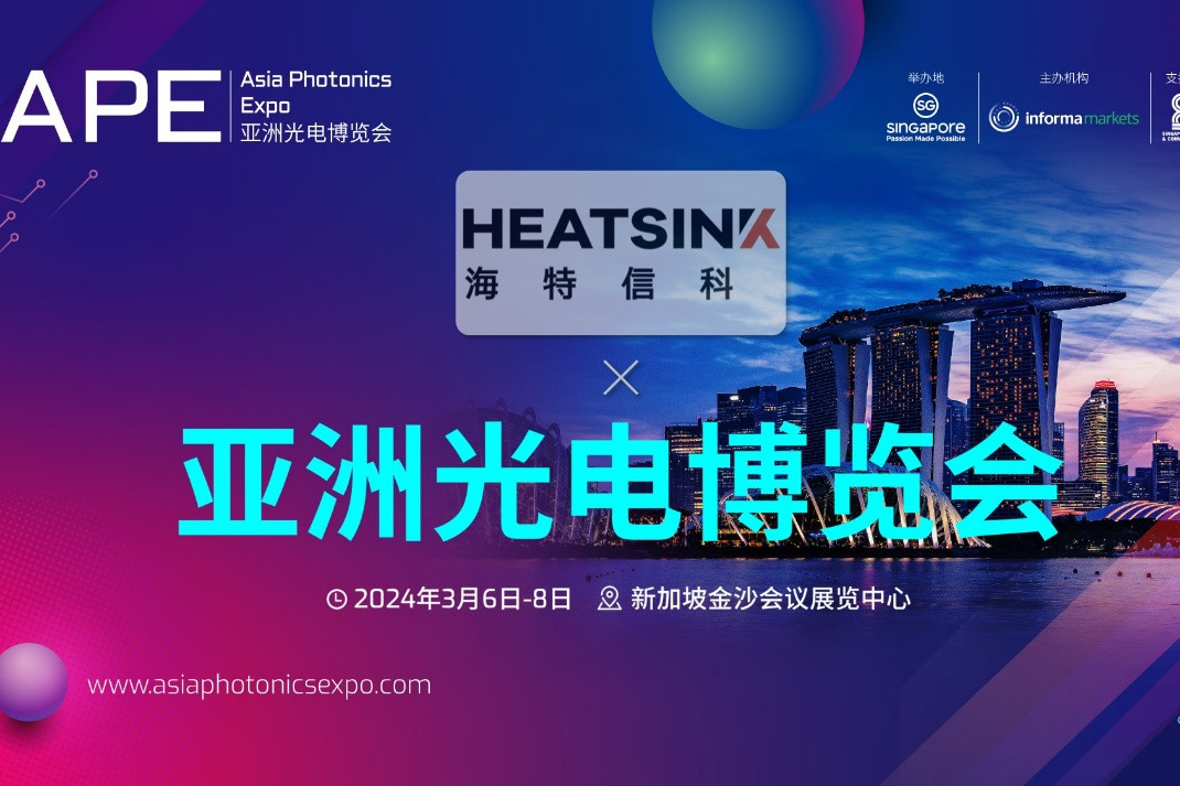 HEATSINK 그룹은 싱가포르에서 열리는 APE 2024에 전시할 예정입니다.