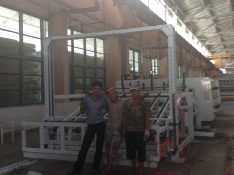 August 2015, Installation and setup machine in Uzbekistan