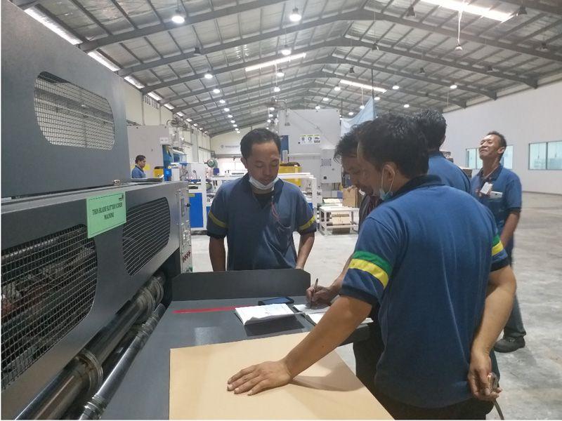 February 2018, Install and setup machine in Indonesia