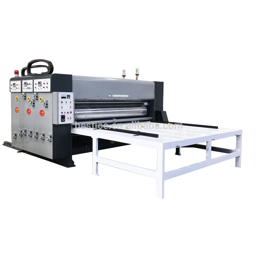 Semi-automatic Corrugated Carton Box Printing Slotting Die Cutting Machine