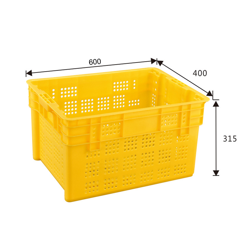 Stackable And Nestable Plastic Bins