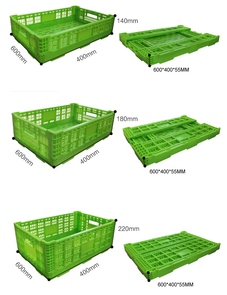 Foldable Plastic Crates size (1)3ah