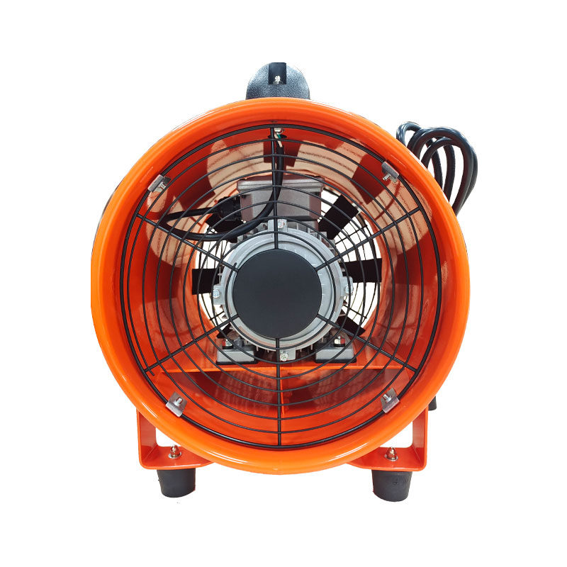 Ventilador para uso general, ventilador de escape axial portátil de 12 pulgadas, ventilador de alta velocidad de 520W 2300CFM con manguera de conducto de 16 pies