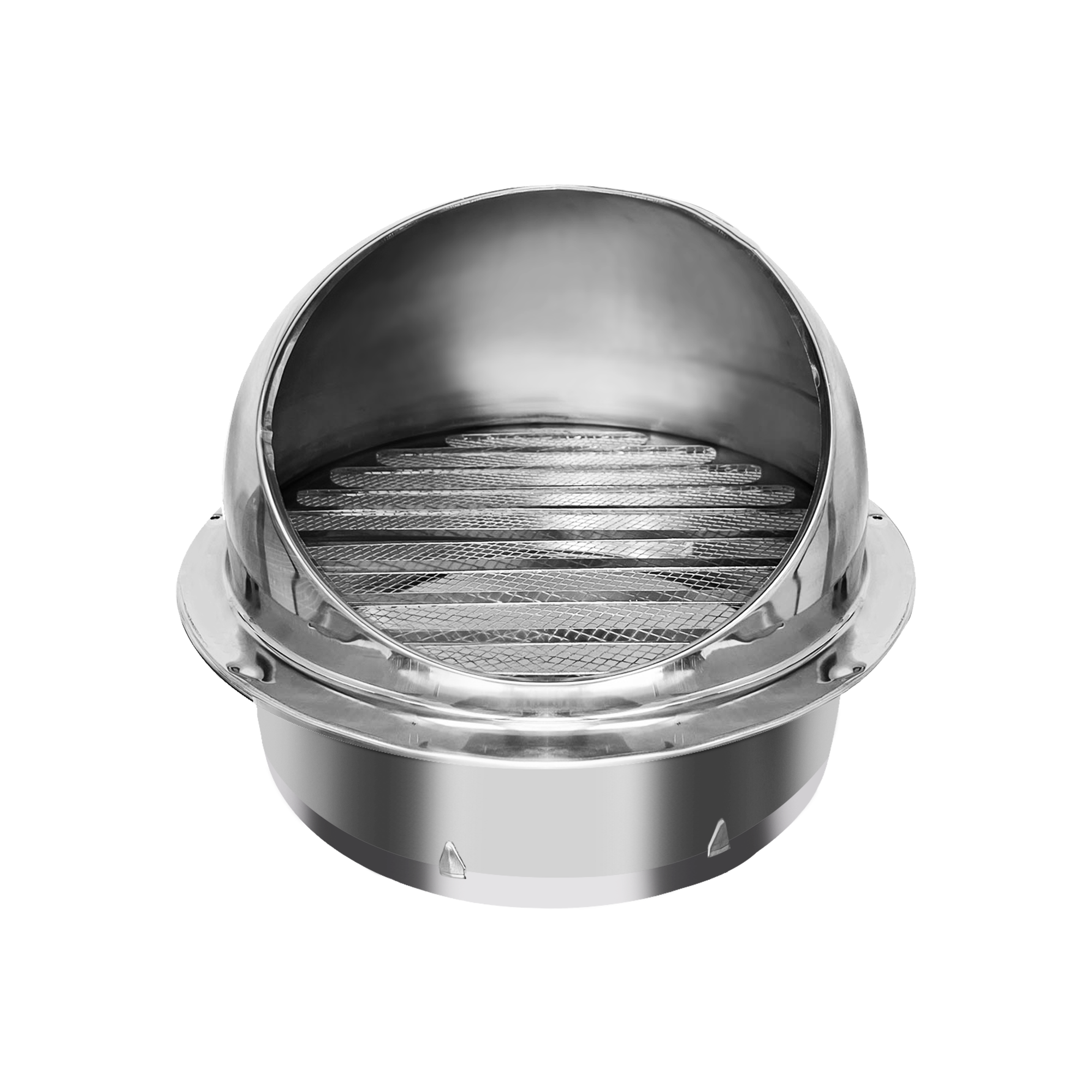 4/6/8/10 Inch Dryer Vent Cover Stainless Steel Round Exhaust Grill Ventilation Outlet Wall Air Vent