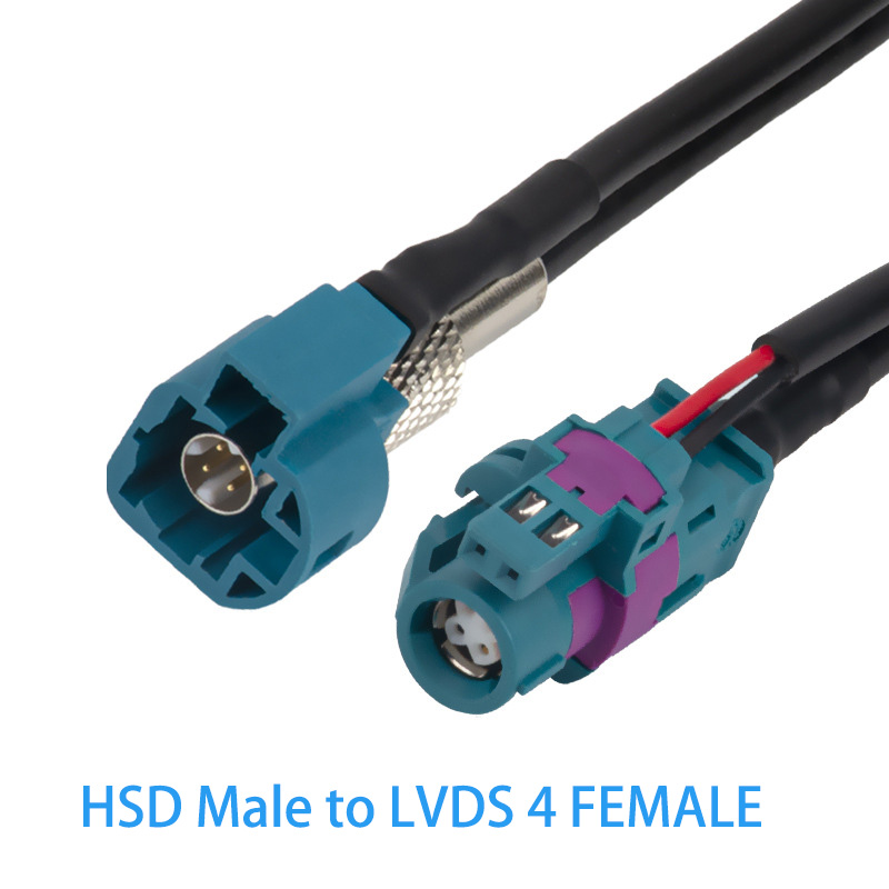 LVDS 4+2P 6P HSD automotive cable