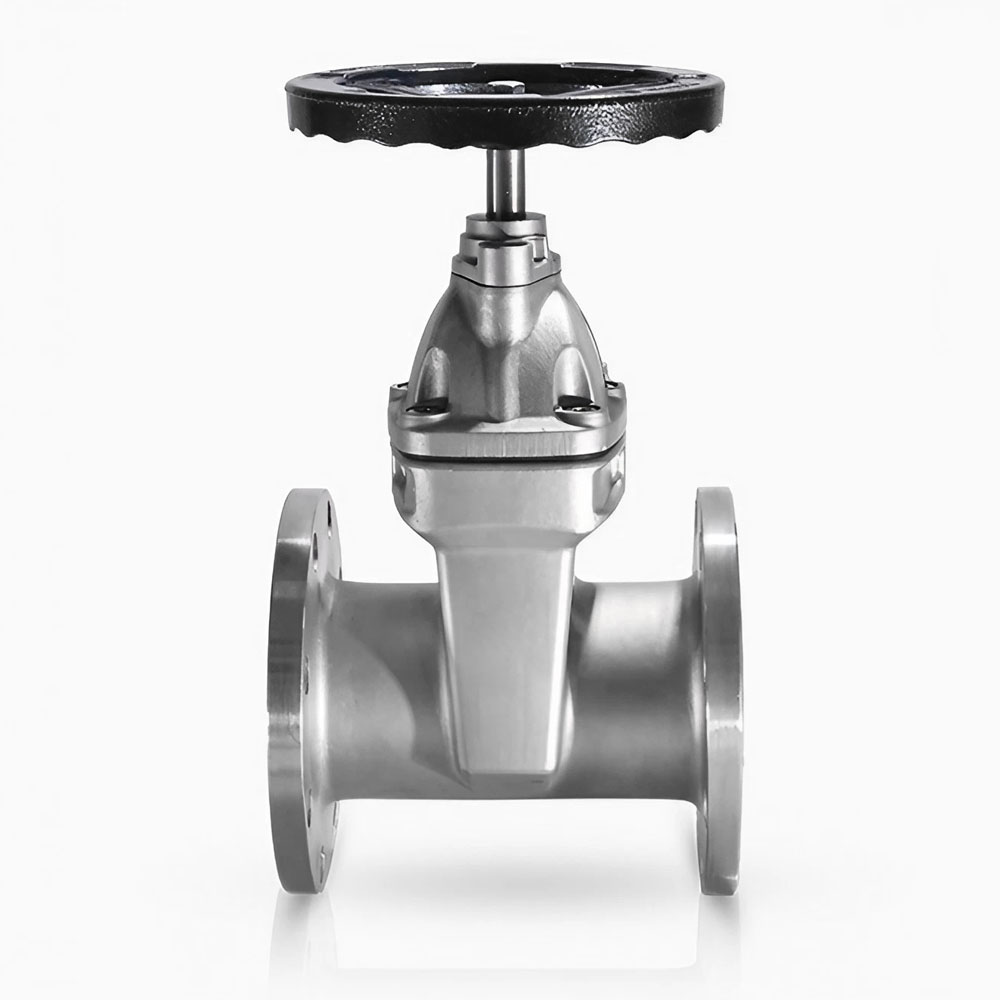 Sanitary Stainless Steel Manual Deeded Switch Valve 304 316 Bidirectional Sealed Flanged Gate Valve