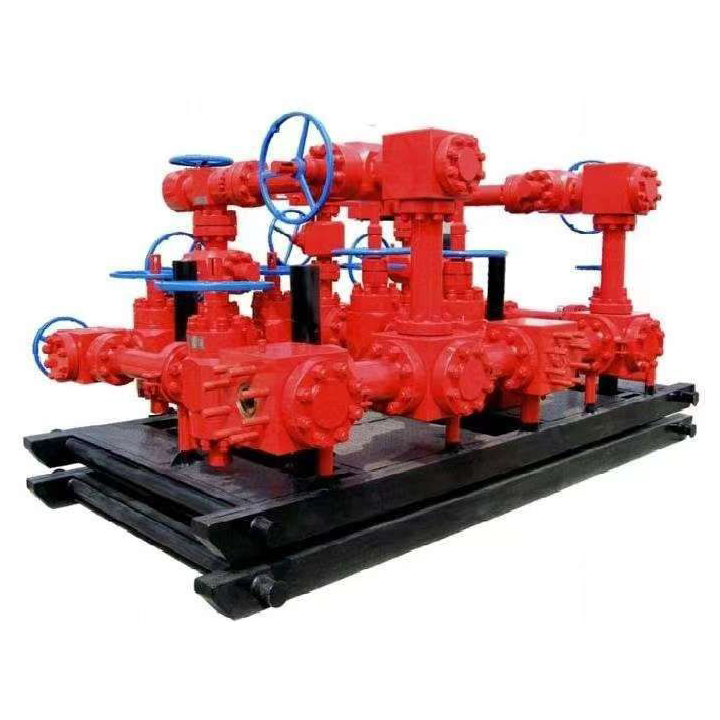 Choke manifold of well control equipment of oilfield and gas well
