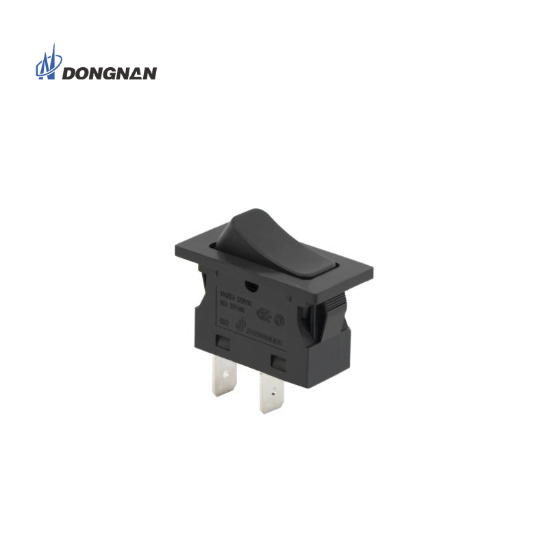 卸売DONGNAN 10A 250V耐久性のあるブラックマイクロロッカースイッチ