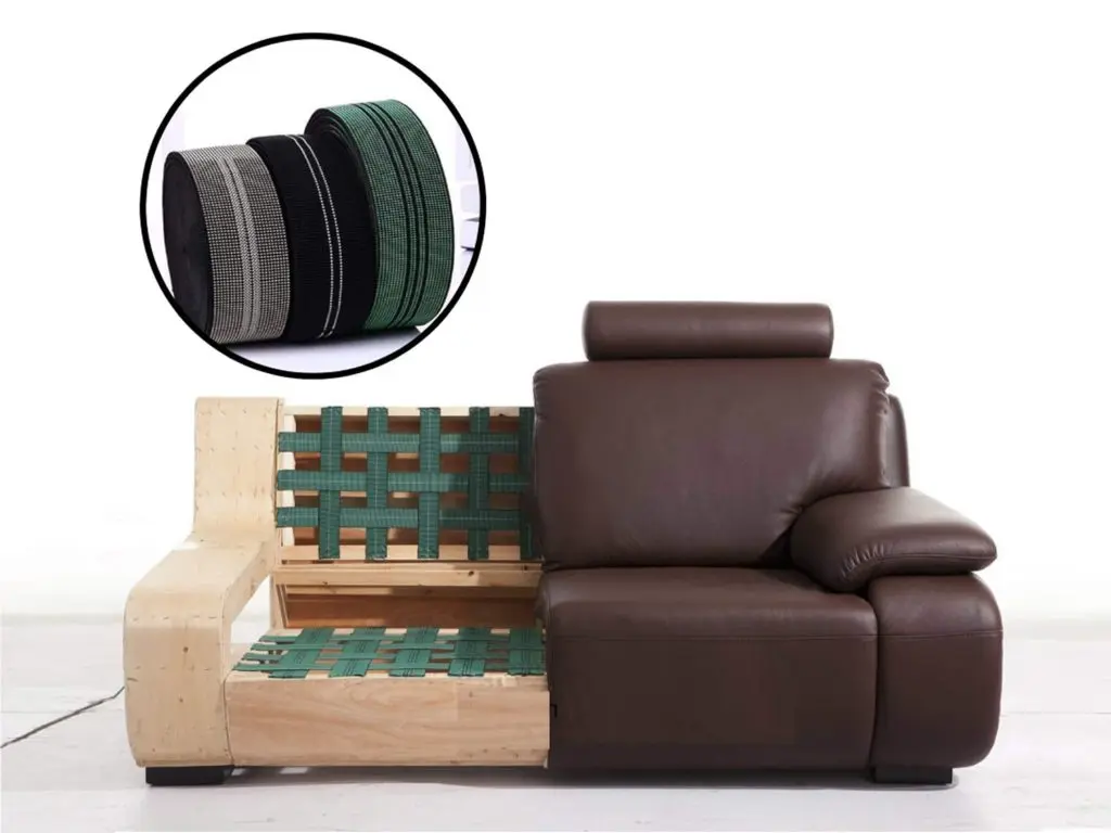 The importance of high-strength polyester elastic webbing in sofa construction