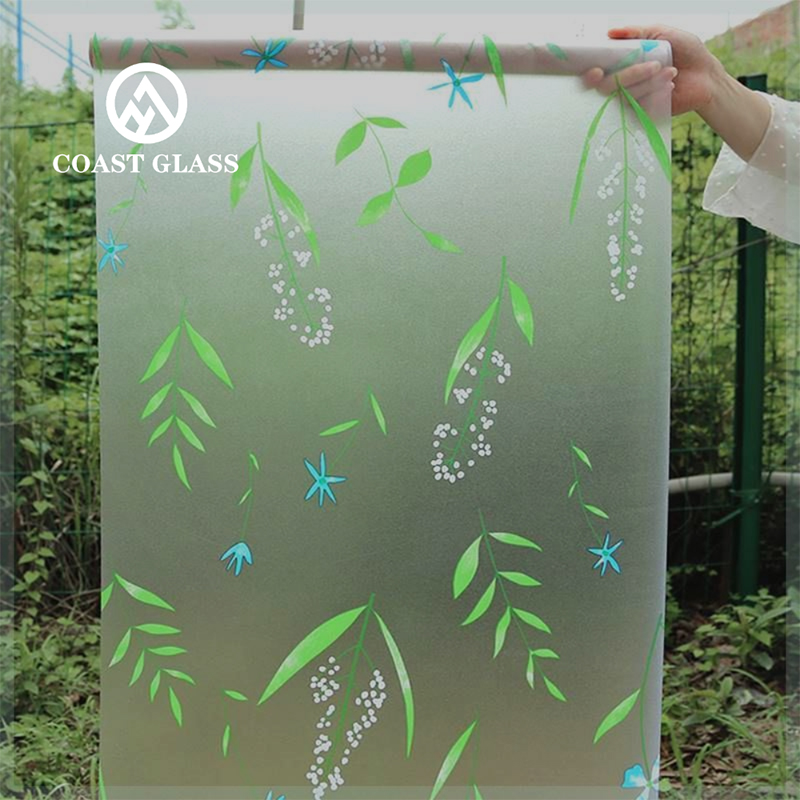 Redefine Your Space Electrostatic Window Film Decorative Frosted Glass Translucent Opaque No Glue