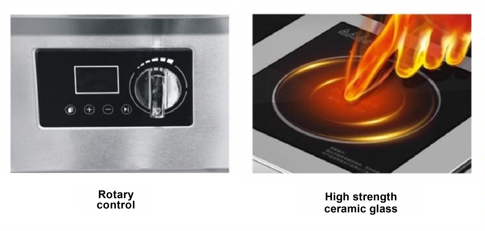 4-zone Induction Electric Ceramic hobs-app6tz