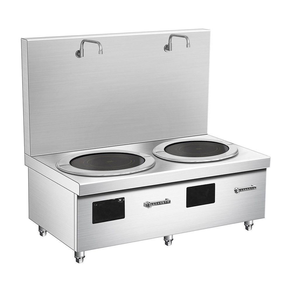 Double Soup Cooker Commercial Induction Stove