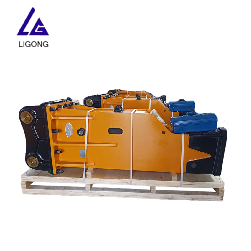 Гидравлический отбойный молоток Ligong бесшумного типа для экскаватора грузоподъемностью 1-50 тонн