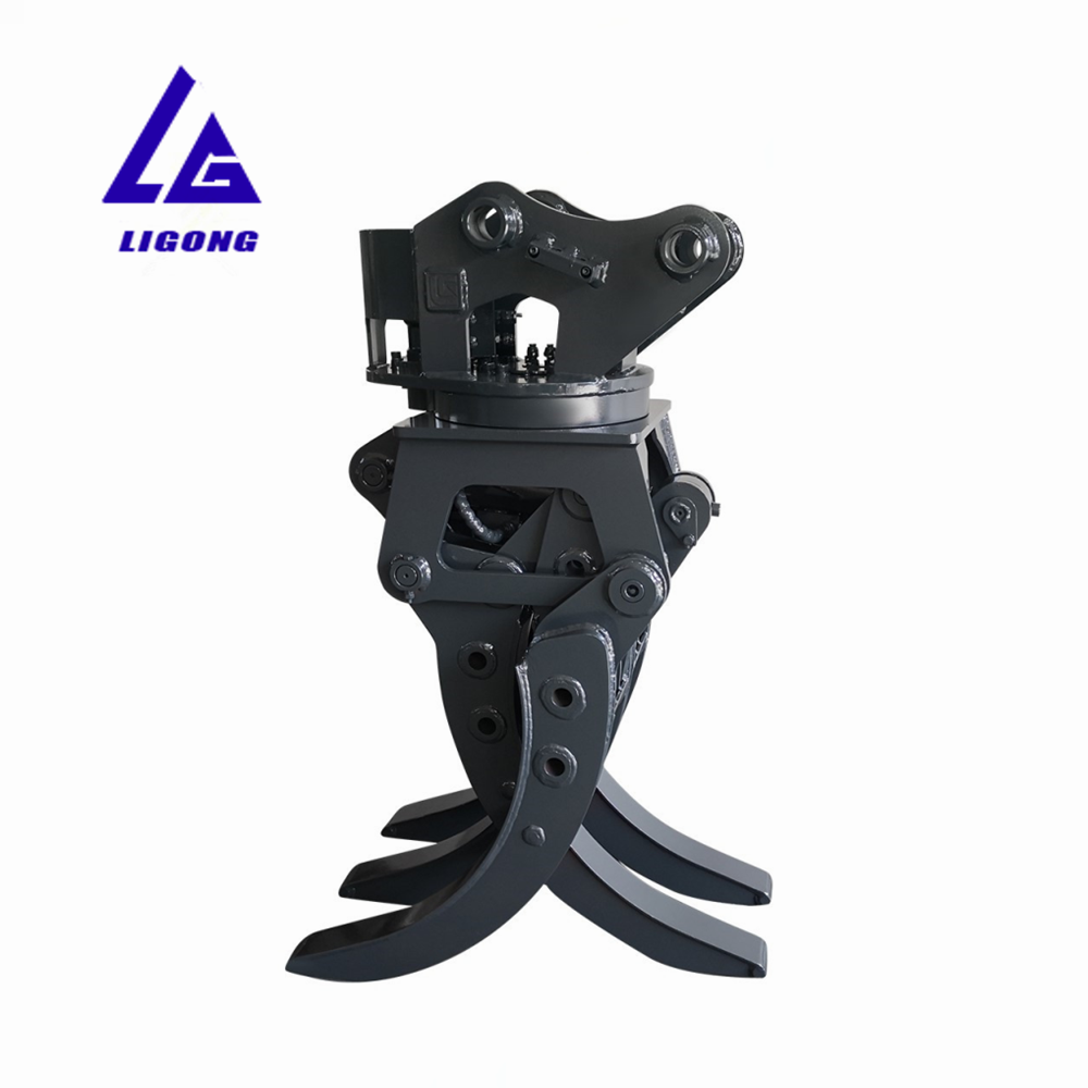 360 degree rotation hydraulic grapple suit for 3-25tons excavator