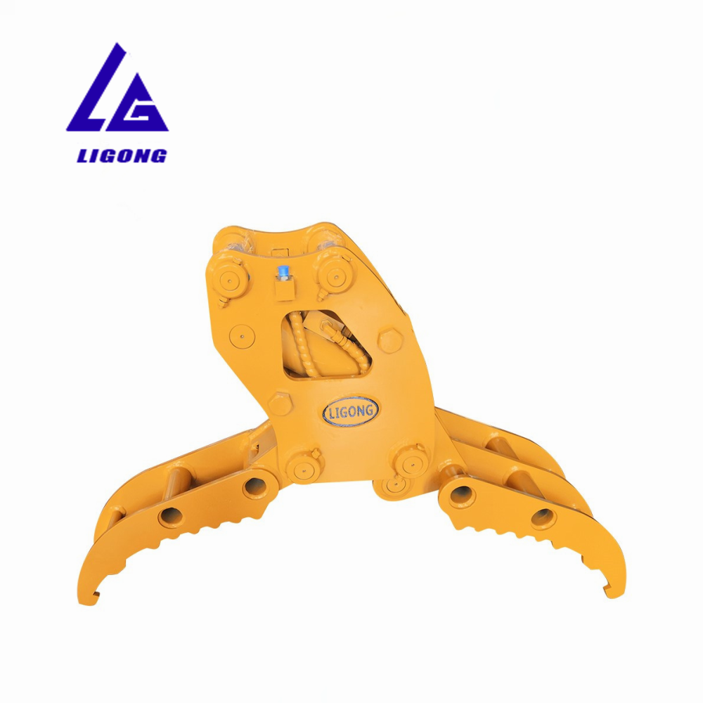 Excavator attachment hydraulic grapple Japan type hydraulic grab for sale