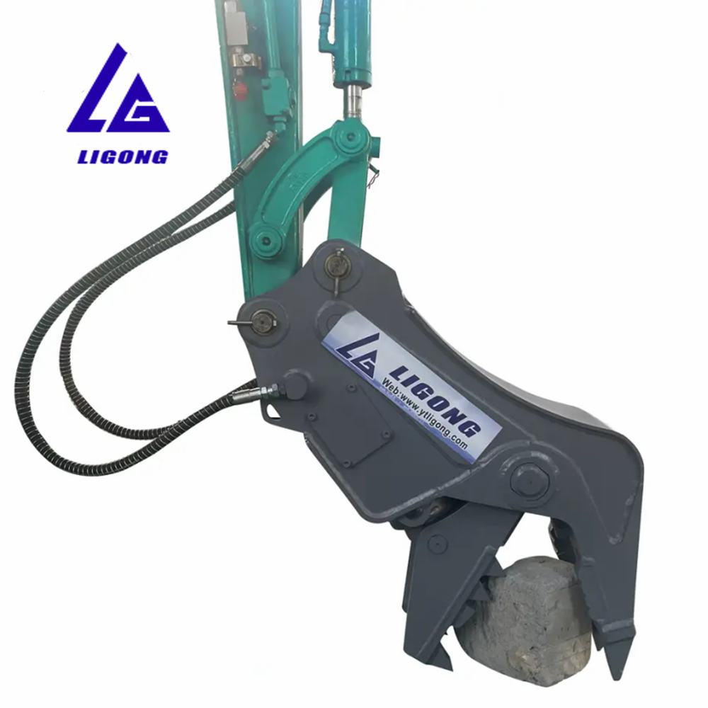 Concasseur/pulvérisateur de béton hydraulique Ligong pour pelle de 5 à 30 tonnes