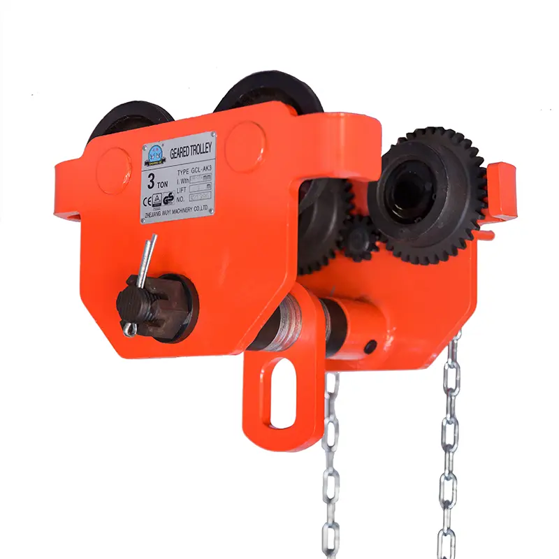 Three basic forms of electric hoists used in climbing frames