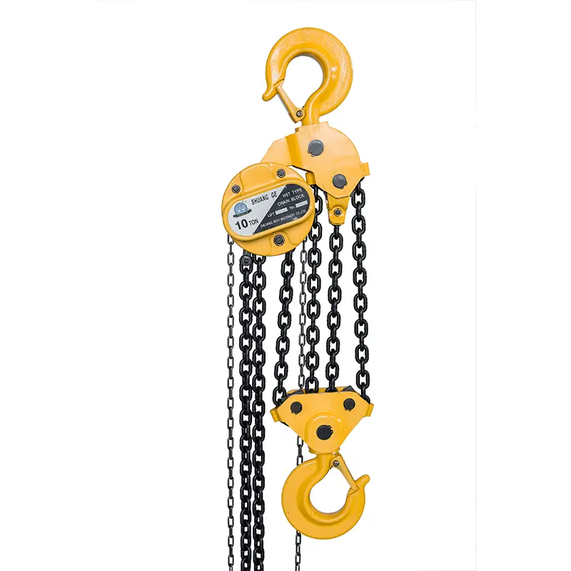 What should I do if the hand chain hoist cannot be pulled down?