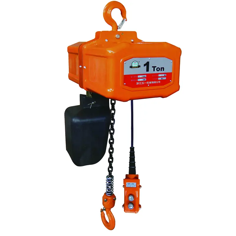 2 ton single speed electric chain hoist with remote control