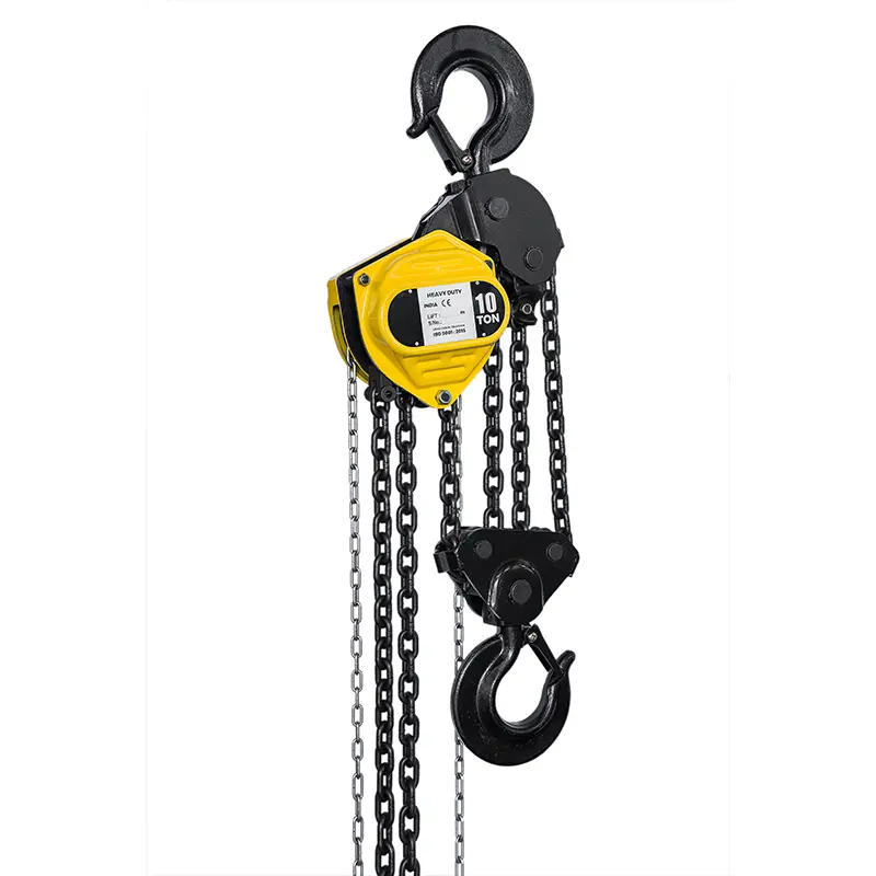 The difference between type A and type V hand chain hoists