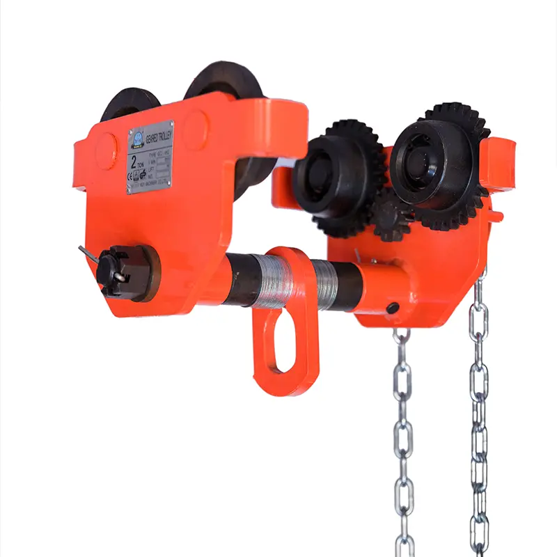 Limiting device of track hand chain hoist