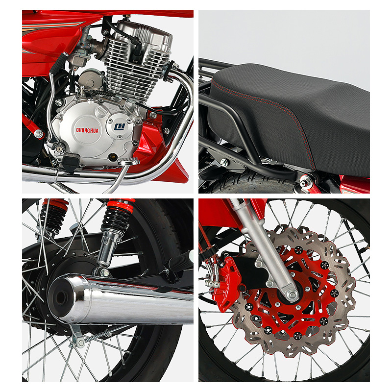 CG 125cc выхлопная труба топливо мотоцикл светодиодный свет (11)a6r