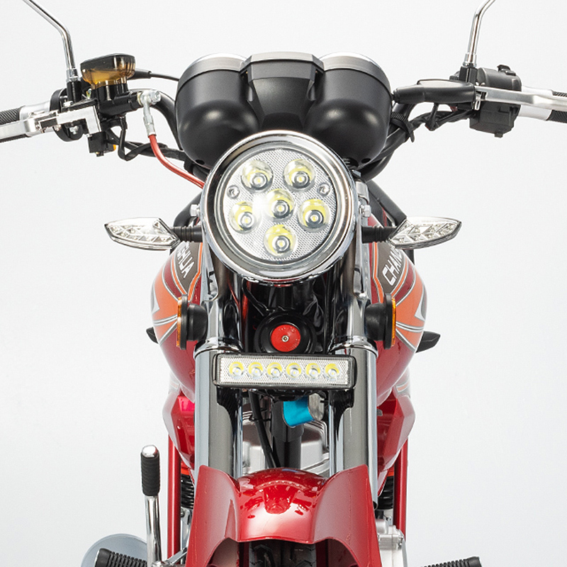 CG 125cc выхлопная труба топливо мотоцикл светодиодный свет (7)pzp