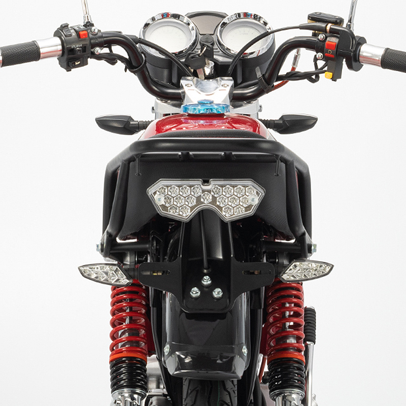 CG 125cc выхлопная труба топливо мотоцикл светодиодный свет (8)ks4