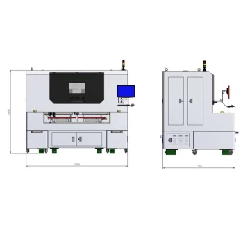 Ultraschnelle Laser-Glasschneid- und Spaltmaschine (Doppelstation)