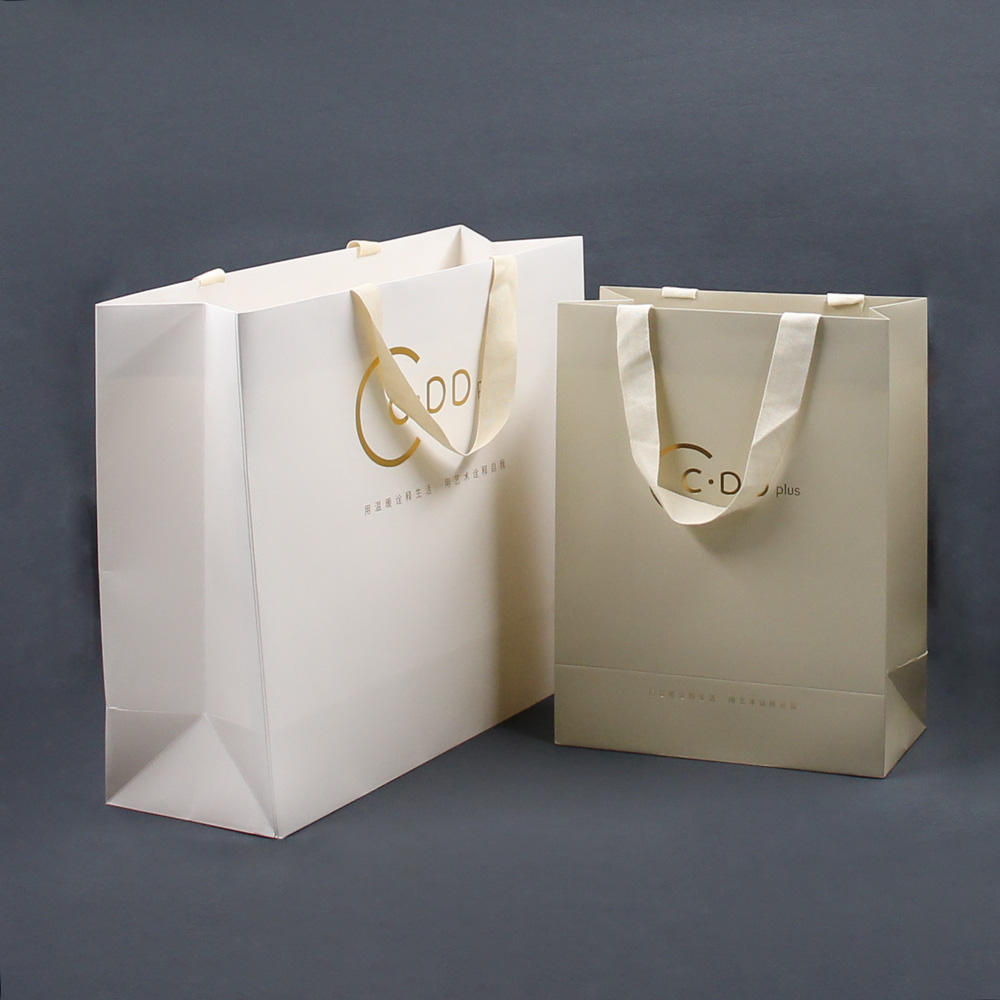 Personalised Custom Paper Shopping Bag for Clothes