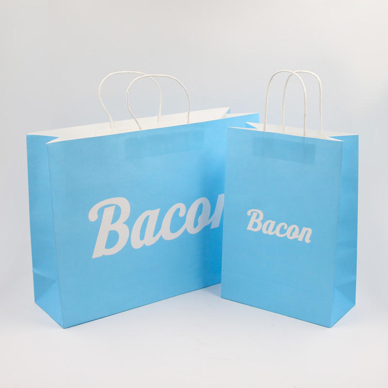 Recyclable Shopper Bag Kraft Paper