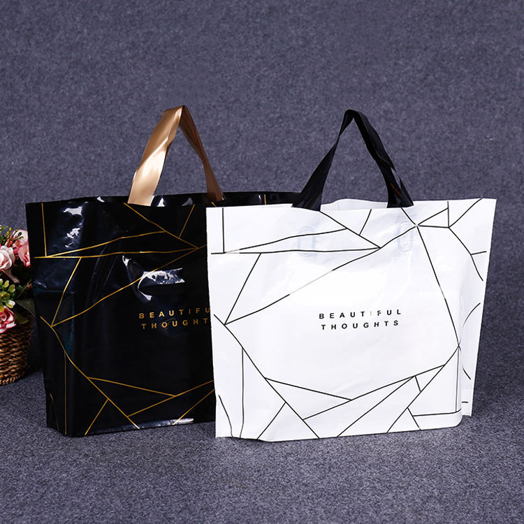 Waterproof Plastic Shopping Bags for Clothes