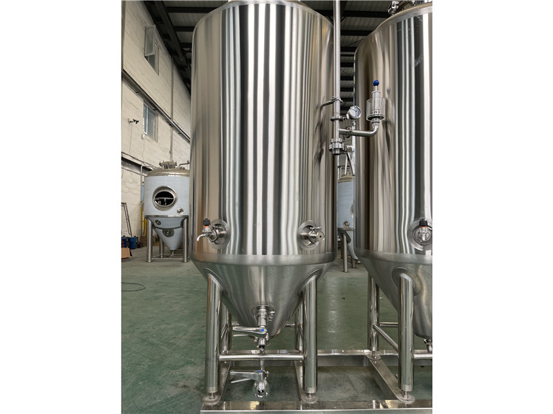 500L beer fermentation tank with miller jacket layer and PU insulation layer