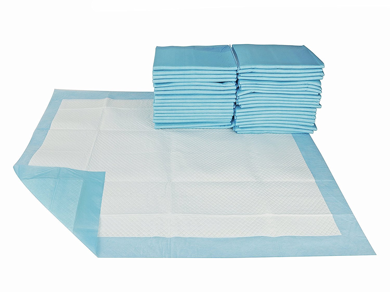 Almofada inferior personalizada OEM com almofada de cama médica descartável de superfície seca para cuidados de enfermagem