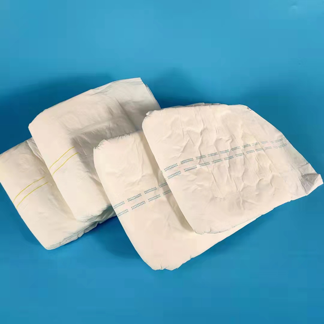 OEM customized adult diaper with super absorbency disposable cloth diaper for elderly care free sample