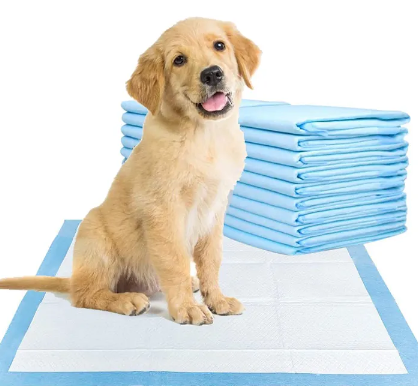Harga kilang borong pad kencing anjing dengan pad anjing pakai buang super serap untuk latihan anjing pad sampel percuma
