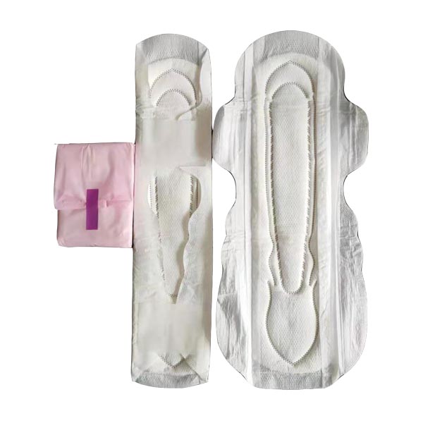 Protections de serviettes hygiéniques de nuit extra-longues 350 mm avec papier absorbant enveloppé de pâte de bois