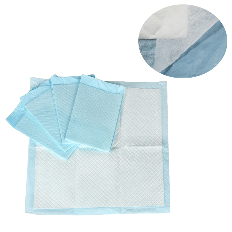China manufacturer underpad with super absorbency disposable medical bed pad with CE&ISO 13485 certificate free sample nursing care pad