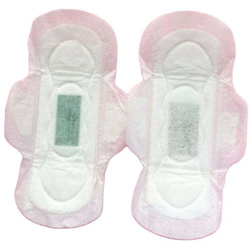 OEM herbal mint biodegradable femme ladies cotton organic sanitary napkin pads for women menstrual