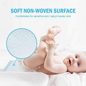 Varnostne bombažne super suhe površine za dojenčke, previjalne blazinice z visoko vpojnostjo