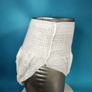 Veľkoobchodná cena Plienkové nohavičky pre dospelých Inkontinenčná spodná bielizeň Plienka s magickými páskami