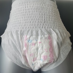 Factory Direct Muab Cov Poj Niam Diaper Pants Disposable Menstrual Panties Period ris tsho hauv qab