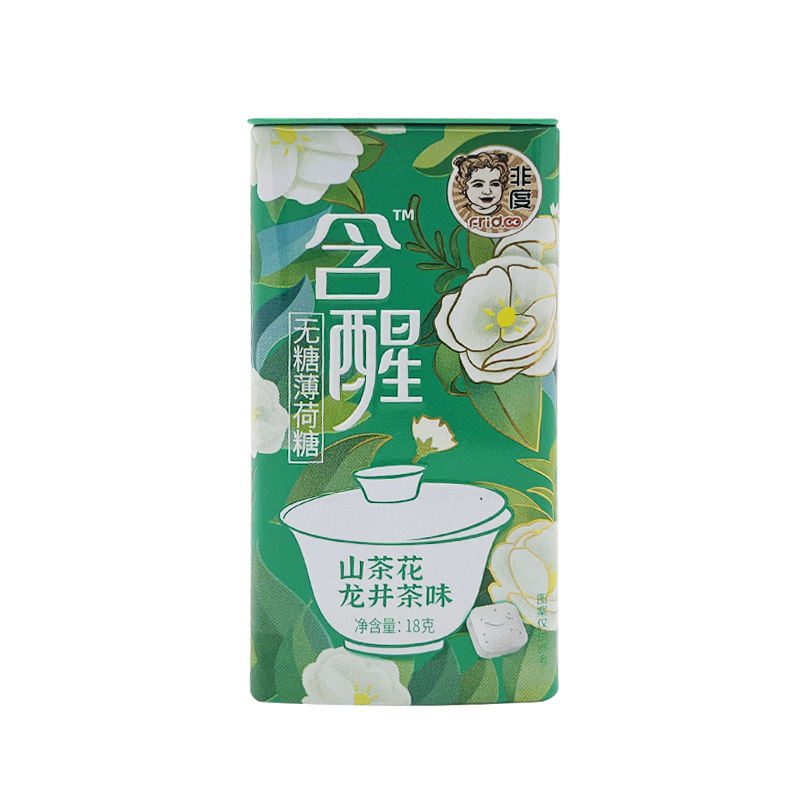 18g සීනි රහිත Mints වල ප්‍රතිලාභ Camellia Customized Flavour OEM ODM Service Healthier Candy Supplier mint bebas gula