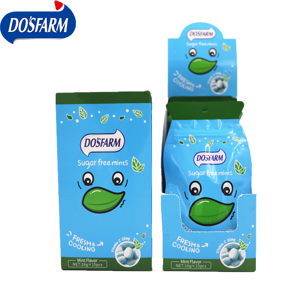 Bag Packing Sugar Free Vitmain C Fresh Cooling Double Color After D...
